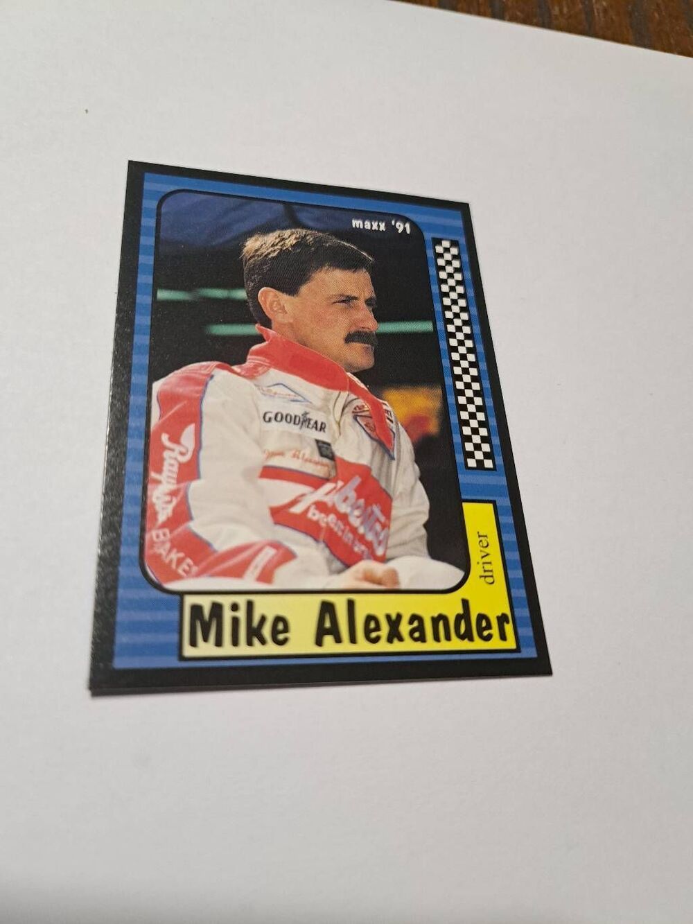 Vintage 1991 Maxx Mike Alexander #85 Race Car Nascar Trading Card
